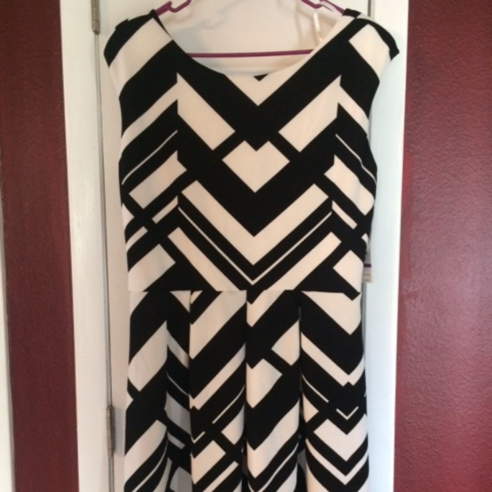 Black And White Striped Dress